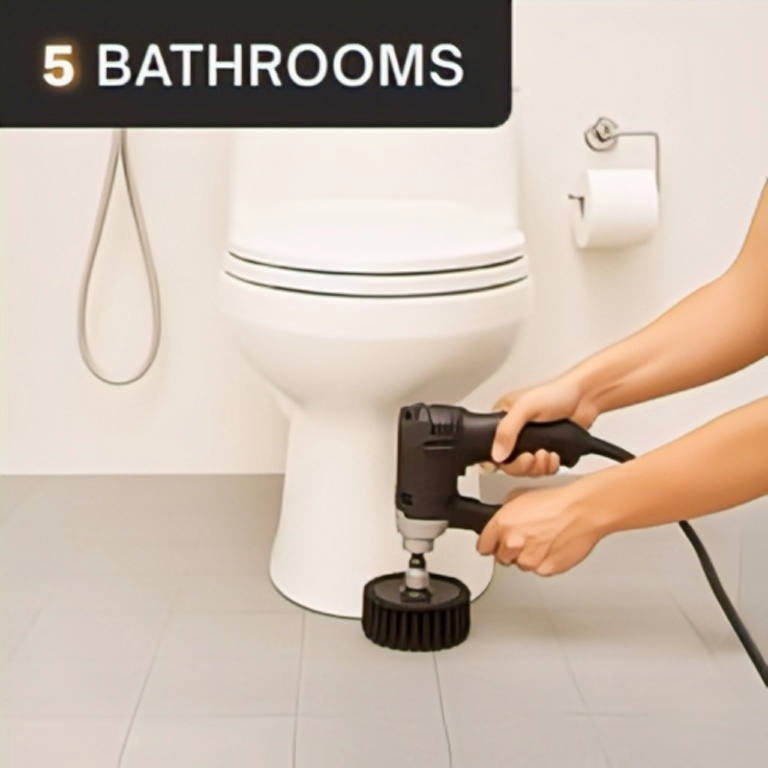 5 Bathrooms Machine  Cleaning