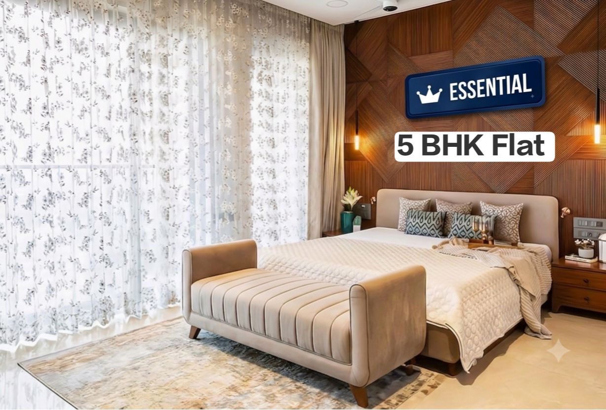 Vacant 5 BHK Flat Essential