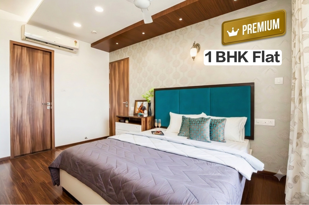 Vacant 1 BHK Flat Premium
