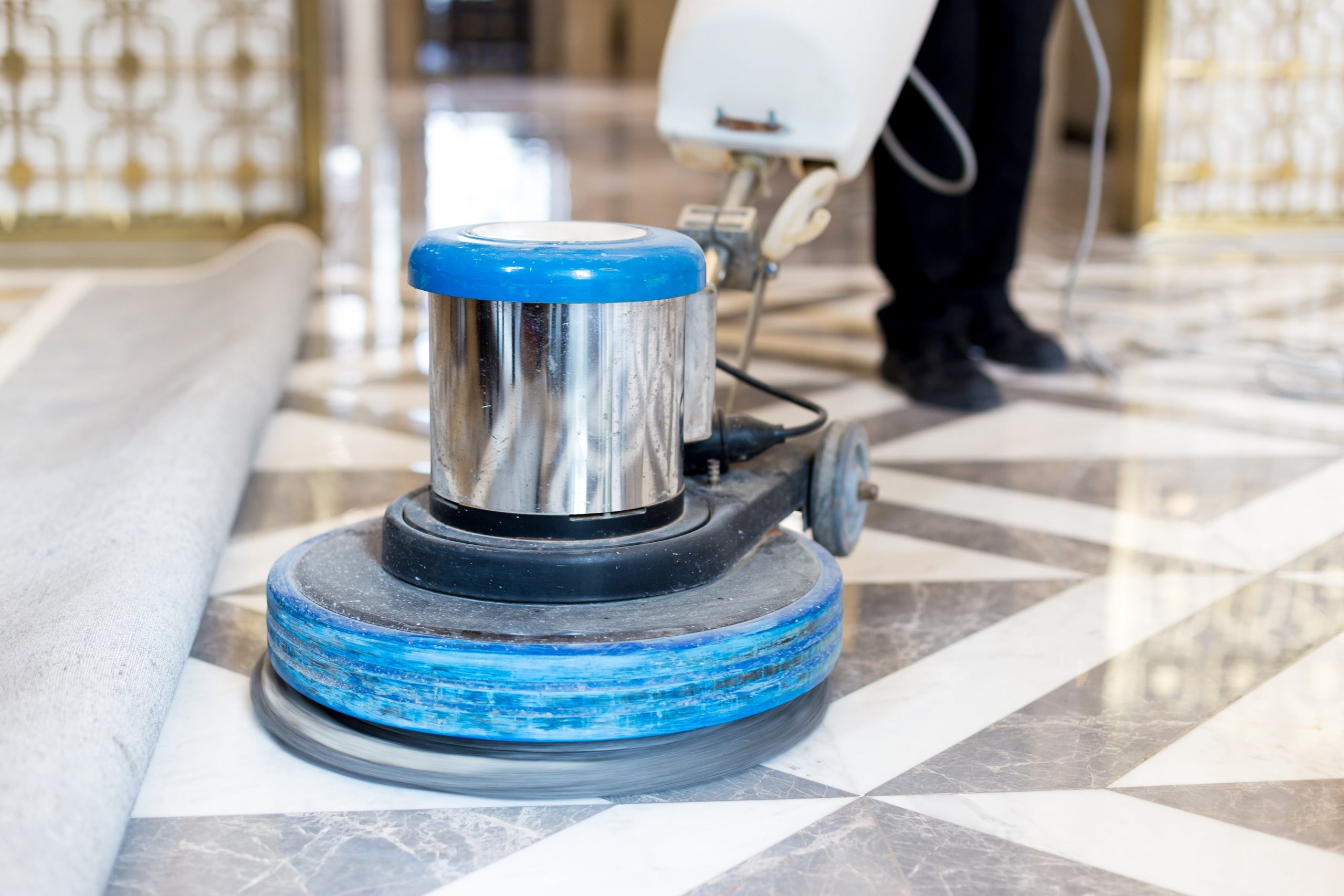 Mosaic Floor Polishing